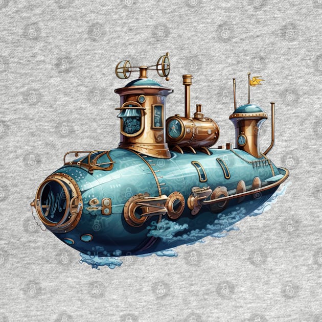 Vintage Submarine by Chromatic Fusion Studio